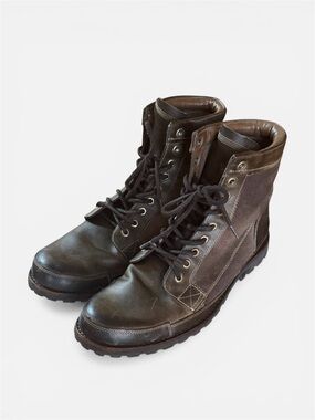 Timberland Earthkeepers Leather Boots Men’s Size 12 Brown Lace Up Hiking Casual